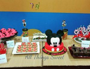 Mickey mouse dessert table delhi ncr gurgaon noida