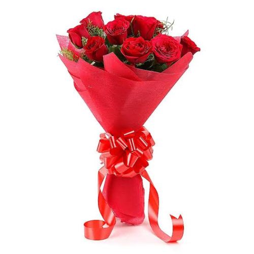 10 red roses bouquet 600_-