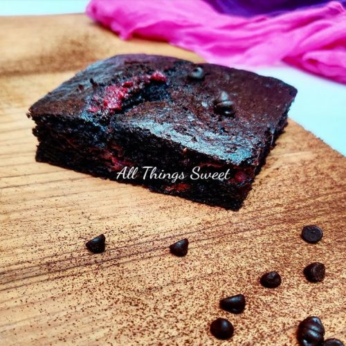 Paleo Chocolate Raspberry Brownie diet cake delhi ncr gurgaon noida