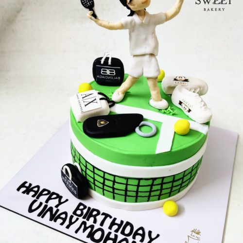 Tennis themed Cake
