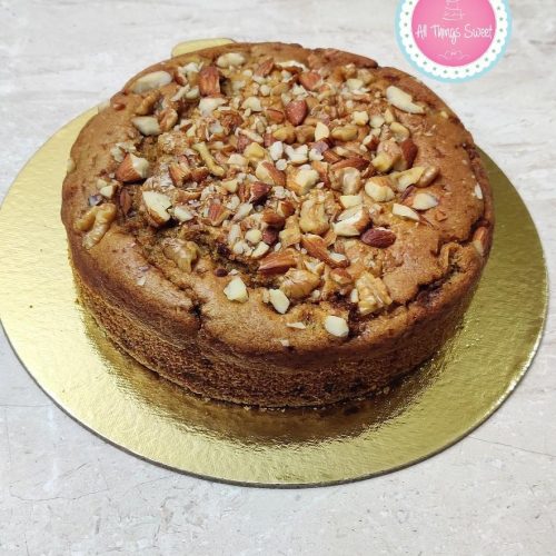 Whole-wheat jaggery and nuts cake 1 kg 1400 half kg 850